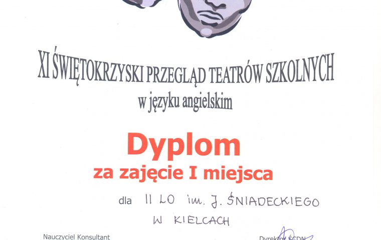 Przegląd Teatrów Szkolnych w Języku Angielskim