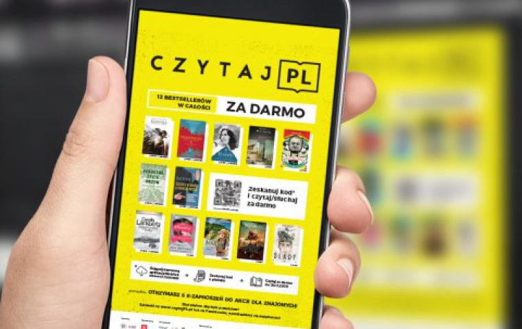 Akcja Czytaj PL wystartowała! 12 bestsellerowych książek za darmo!