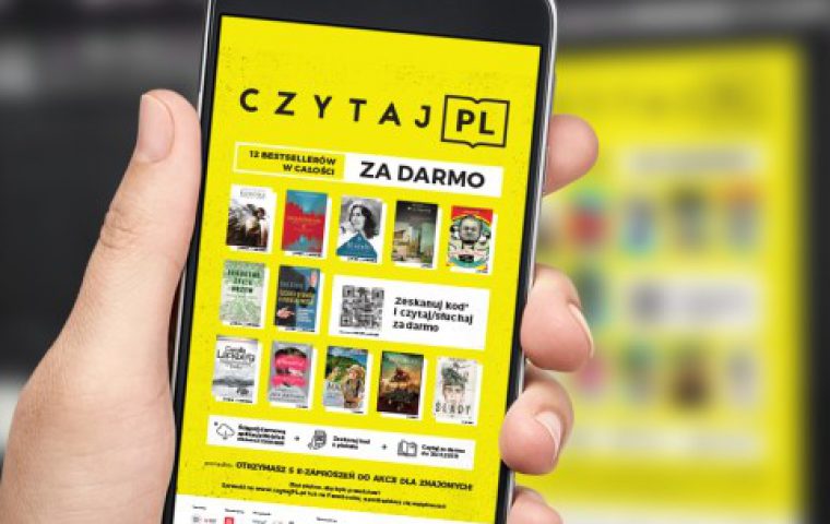 Akcja Czytaj PL wystartowała! 12 bestsellerowych książek za darmo!