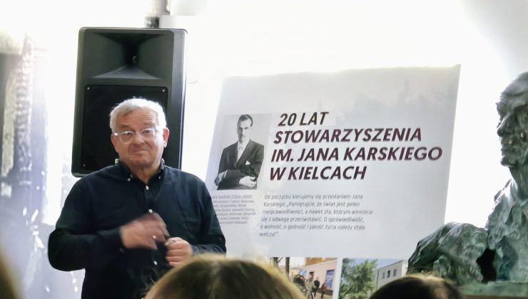 Spacer uczniów 3a śladami kieleckiego getta