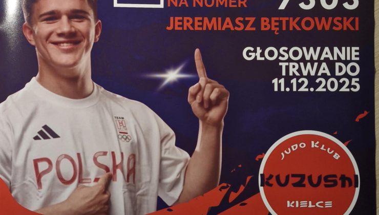 Jeremiasz Bętkowski bierze udział w Plebiscycie Sportowym 2025 na SPORTOWCA ROKU