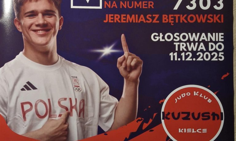 Jeremiasz Bętkowski bierze udział w Plebiscycie Sportowym 2025 na SPORTOWCA ROKU